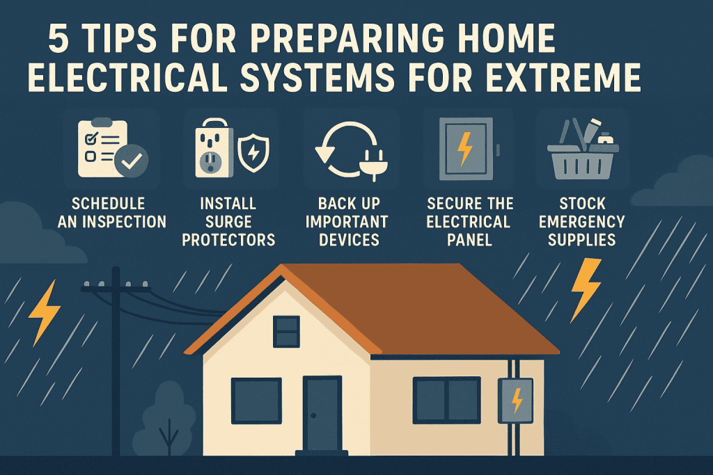 5 Tips for Preparing Home Electrical Systems for Extreme Weather
