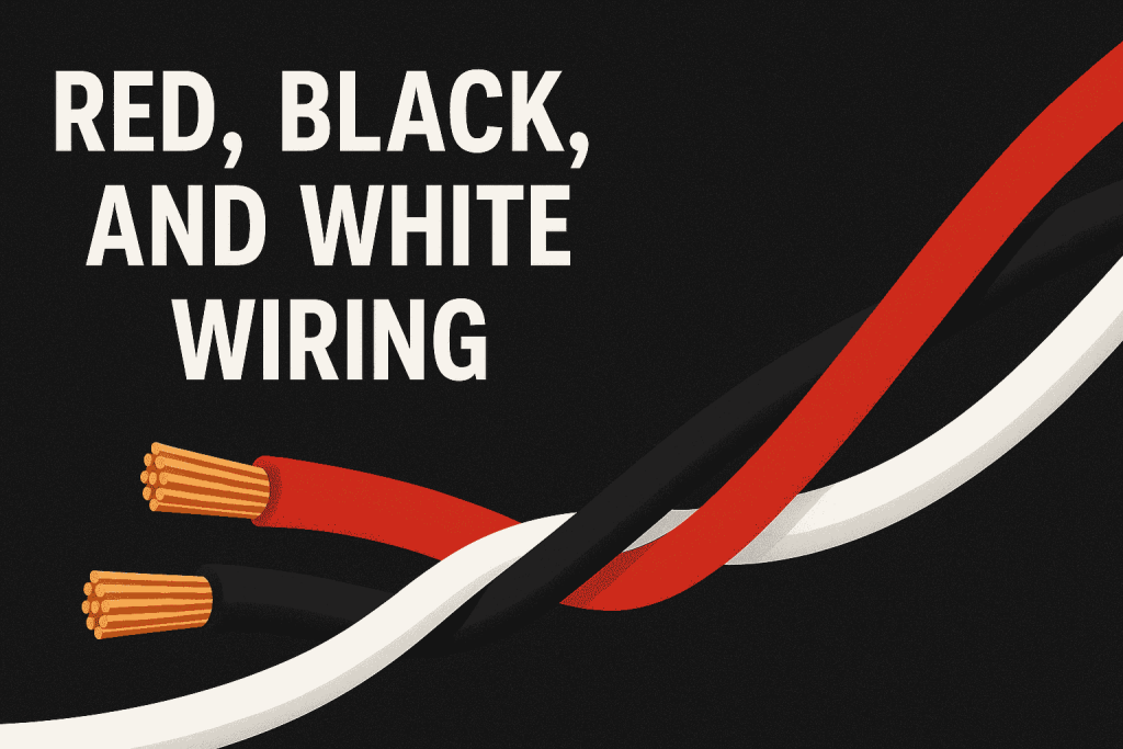 Red, Black, and White Wiring